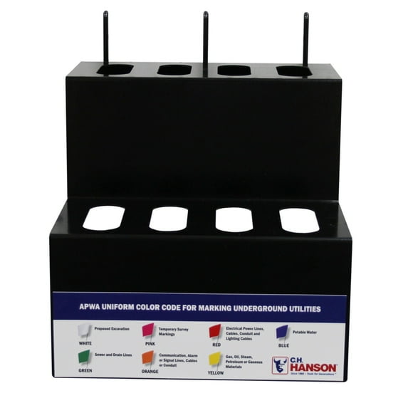 CH Hanson 9064797 2 Tier Stake Flag Holder Display Rack