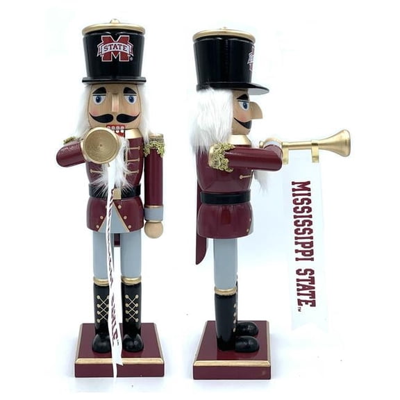 14 in. Mississippi State Bugler Nutcracker