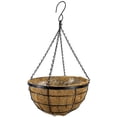 thumbnail image 1 of 14 in. Modern Farmhouse Hanging Basket, Black - Pack of 6, 1 of 1