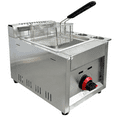 thumbnail image 1 of Elite Kitchen Supply 3.5 gal Gas Deep Fryer 54,000 BTUs Stainless Steel, Outdoor Commercial Use, 1 of 8
