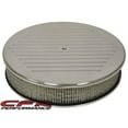 thumbnail image 1 of 14 in. Round Polished Aluminum Air Cleaner Ball Milled - Chevy, Ford & Mopar, 1 of 1