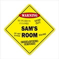 thumbnail image 1 of 14 in. Sams Crossing Zone Xing Room Sign, 1 of 1