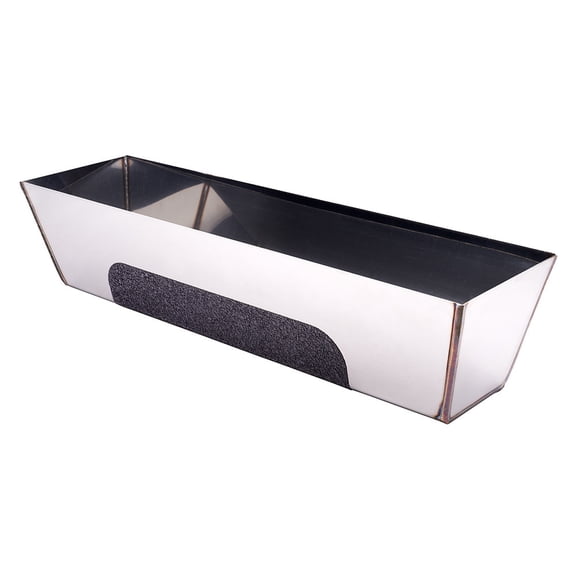 ToolPro 14 in. Stainless Steel Gripped Mud Pan