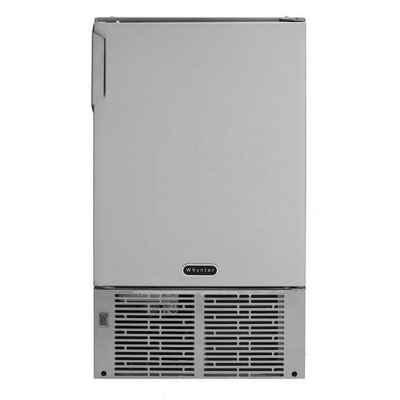 14 in. Undercounter Automatic Marine Ice Maker 23 lbs Daily Output, Stainless Steel