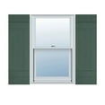 thumbnail image 1 of 14 in. W x 43 in. H Builders Edge, Standard Four Board Joined (2 Batten), Board-n-Batten Shutters, Includes Matching Installation Spikes, 028 - Forest Green, 1 of 9