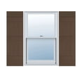 thumbnail image 1 of 14 in. W x 80 in. H Builders Edge, Standard Four Board Joined (3 Batten), Board-n-Batten Shutters, Includes Matching Installation Spikes, 009 - Federal Brown, 1 of 9