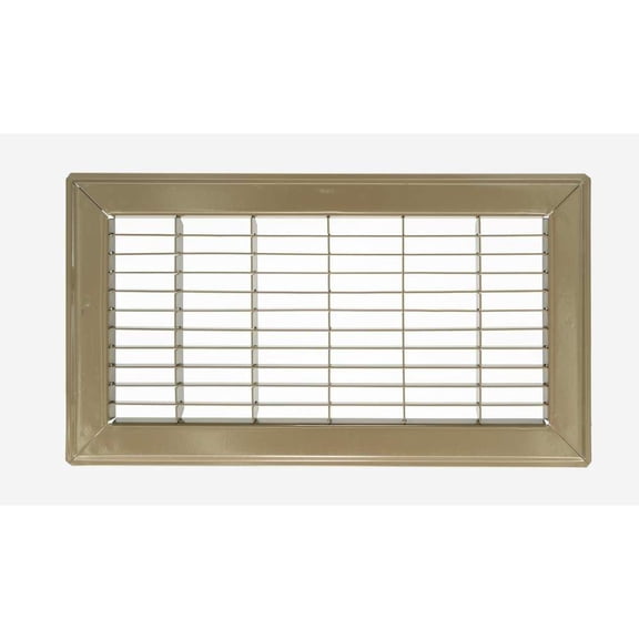 14 in. Wide x 08 in. High Rectangular Floor Return Air Grille of Steel for Duct Opening 14 in. W x 08 in. H- Free 2-3 Business Day Delivery