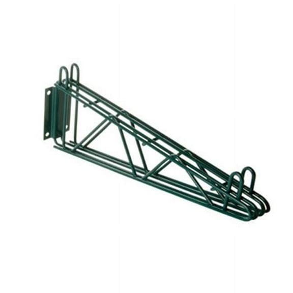 14 in. double wall bracket green