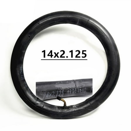 14 inch 14x2.125 Inner tube For Electric Bike Wheelbarrow Metal Bent Valve