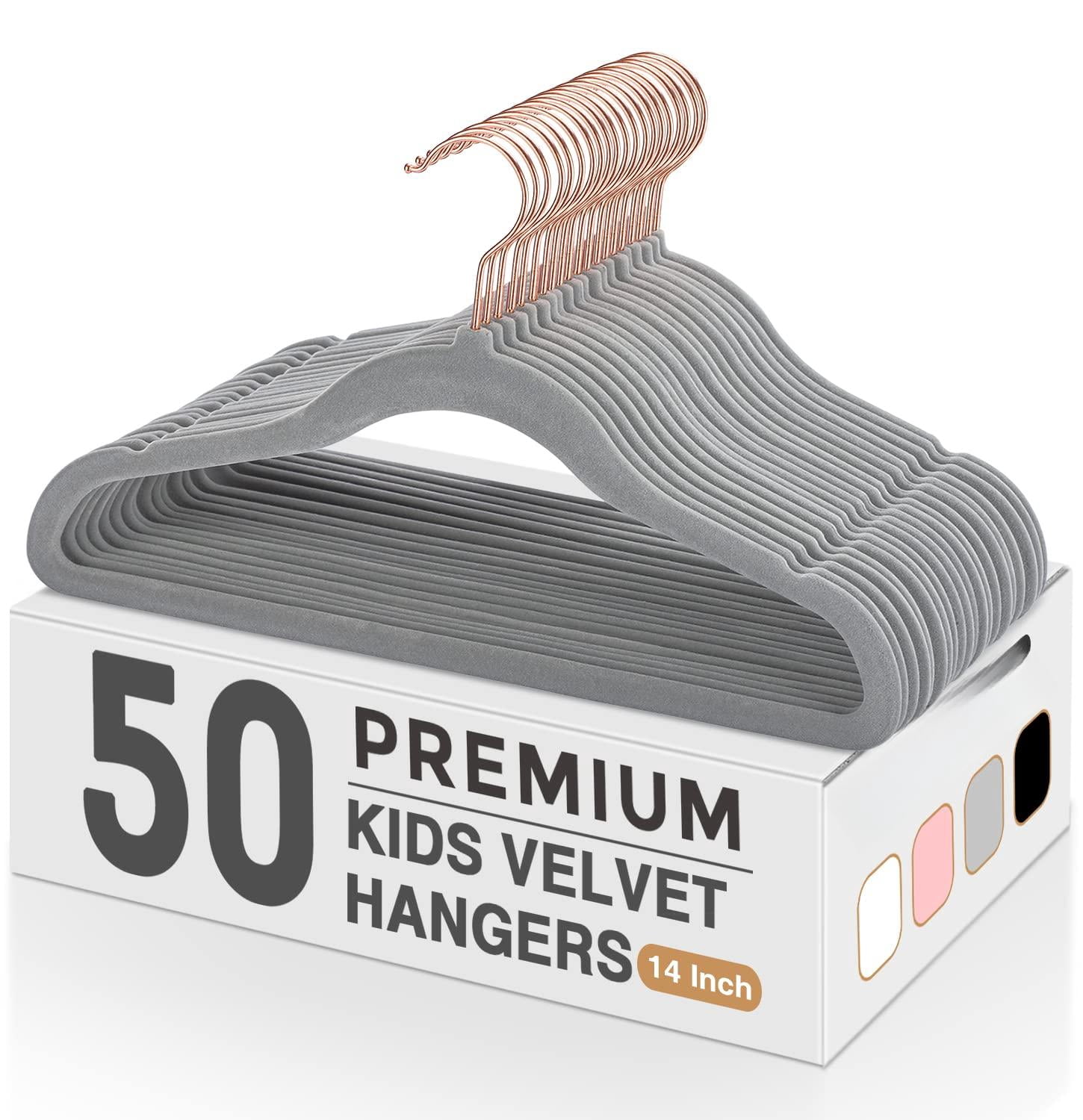 14 inch-50P Gray Clothes Hanger