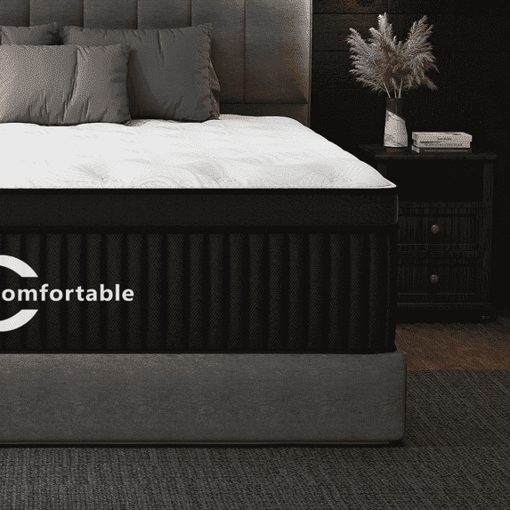 14 inch Full Size Classic Hybrid Mattress Individually Pocketed Springs, Back Pain Relief, Mattress in Box, CertiPUR-US