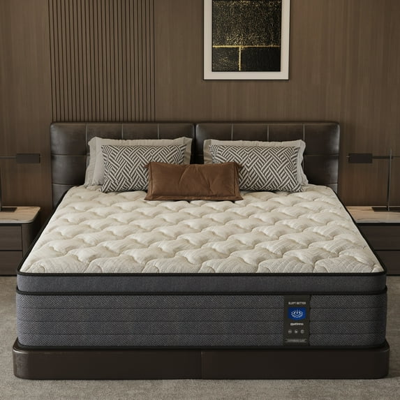 14 inch Full Size Mattress, Memory Foam Individual Pocket Springs Hybrid Mattress in a Box, Medium Firm for Home Rooms Hotels,Breathable and Ergonomic Design, Back Relief Edge Support CertiPUR-US