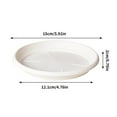 thumbnail image 1 of Heavy Duty Plastic Flowerpot Tray, Round Plant Saucer Base with Drainage Slots for Indoor Outdoor Use, Water Collection and Floor Protection, 1 of 1
