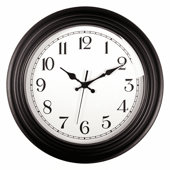 14-inch Indoor/Outdoor Retro Silent Non-Ticking Waterproof Wall Clock with Thermometer,Battery Operated Quality Quartz Round Clock Wall Decorative for Patio/Home