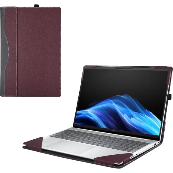 14 inch Laptop Cover Case for HP EliteBook Ultra G1i /G1q /G1q8 & for 14'' EliteBook X G1a Notebook AI PC Sleeve, PU Leather Protective Cover Notebook Sleeve