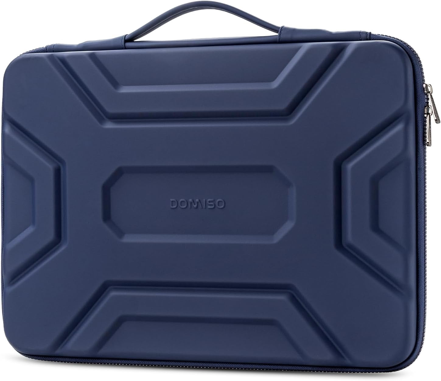 14 inch Laptop Sleeve with Handle Shockproof Computer Bag Waterproof EVA Protective Carrying Case for 14" Dell Asus Lenovo Laptop, Dark Blue