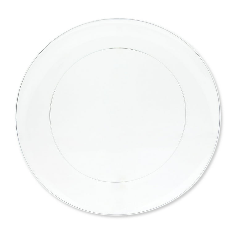 Design Clear Plastic Plates Bulk Way To Celebrate Clear Round