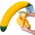 thumbnail image 1 of 14 inch Squeezy Banana - Jumbo Squishy Banana Toy , Ultra-Soft Slow Rising Large Squeeze Fruit, Stress Relief Toy for Adults, Focus & Relaxation, 1 of 6