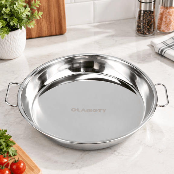 14 inch Stainless Steel Grill Drip Pan Replacement Accessory