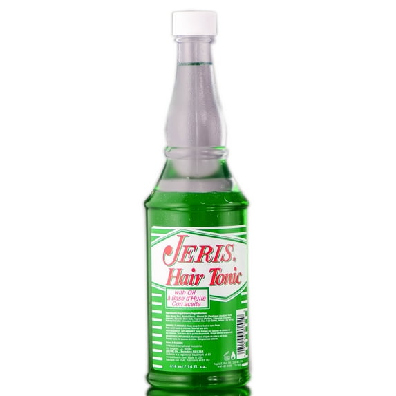14 oz , Clubman Jeris Hair Tonic with Oil , Hair Scalp Skin Body - Pack of 1 w/ SLEEK Teasing Comb