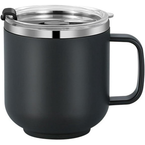 14 oz Coffee Mug, Vacuum Insulated Camping Mug with Lid, Double Wall Stainless Steel Travel Tumbler Cup, Thermal Coffee Mug