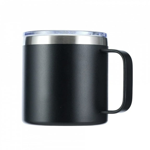 14 oz Coffee Mug, Vacuum Insulated Camping Mug with Lid, Double Wall Stainless Steel Travel Tumbler Cup, Thermal Coffee Mug