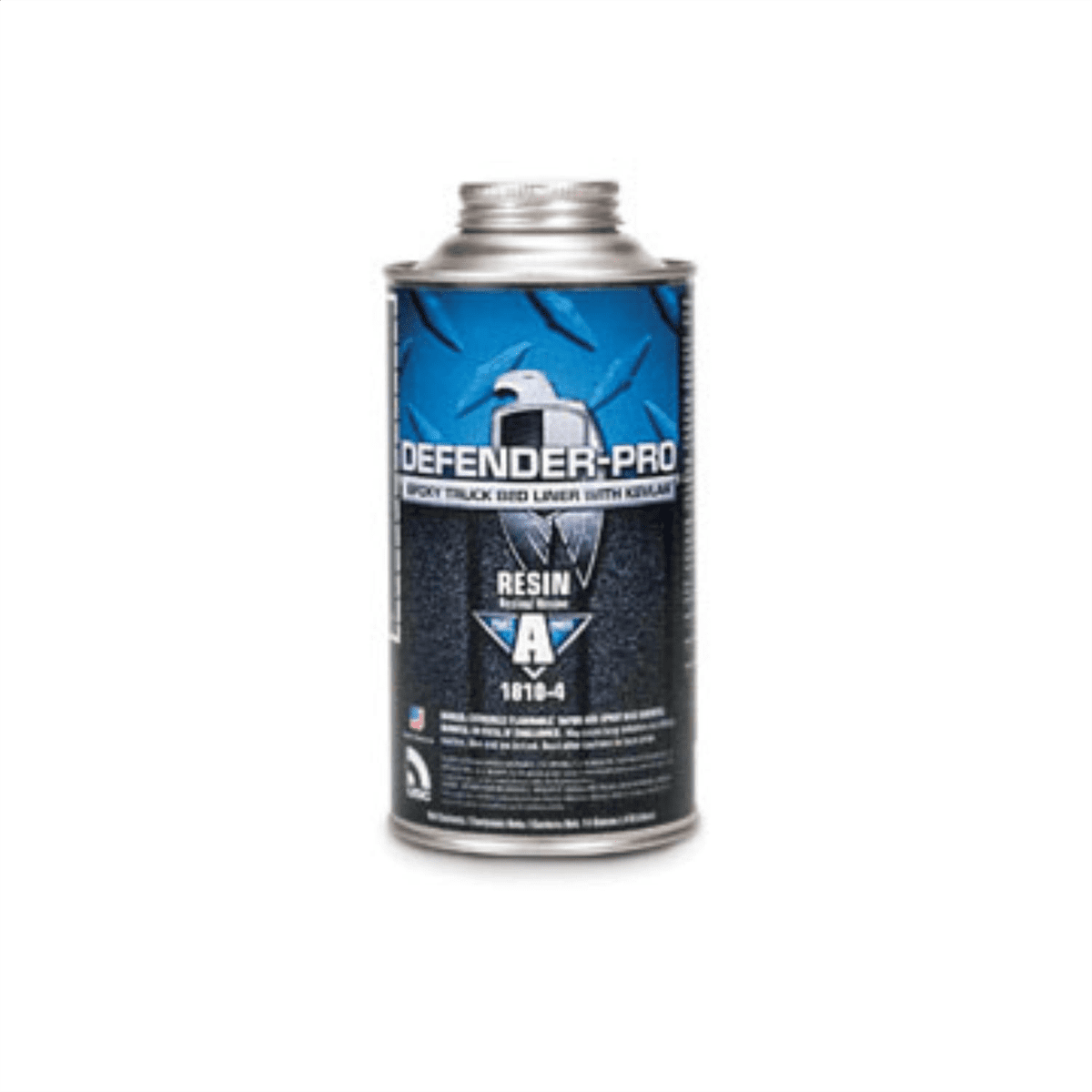 Morton Paint Defender-pro 1810-4 Epoxy Part A Resin, 14 oz, Black, 1:1 Mixing, 135 sq-ft/120 oz Coverage