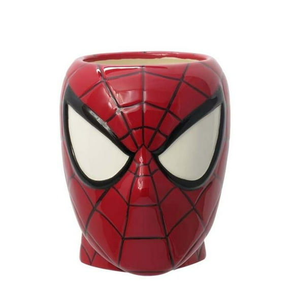 14 oz Sculpted Ceramic Mug, Red