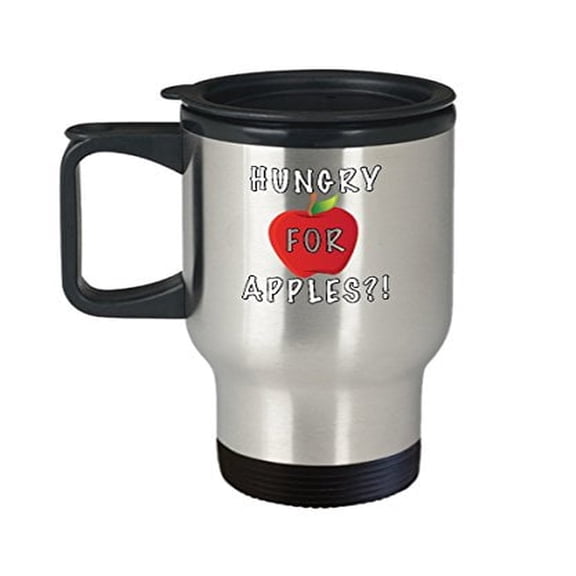 14 oz Stainless Steel Apple Coffee Mug - Perfect Gift for Fruit Lovers