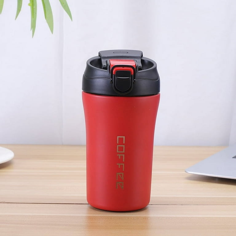 10 oz Stainless Steel Vacuum Insulated Tumbler - Coffee Travel Mug Spill  Proof with Lid - Thermos Cup for Keep Hot/Ice Coffee,Tea and Beer
