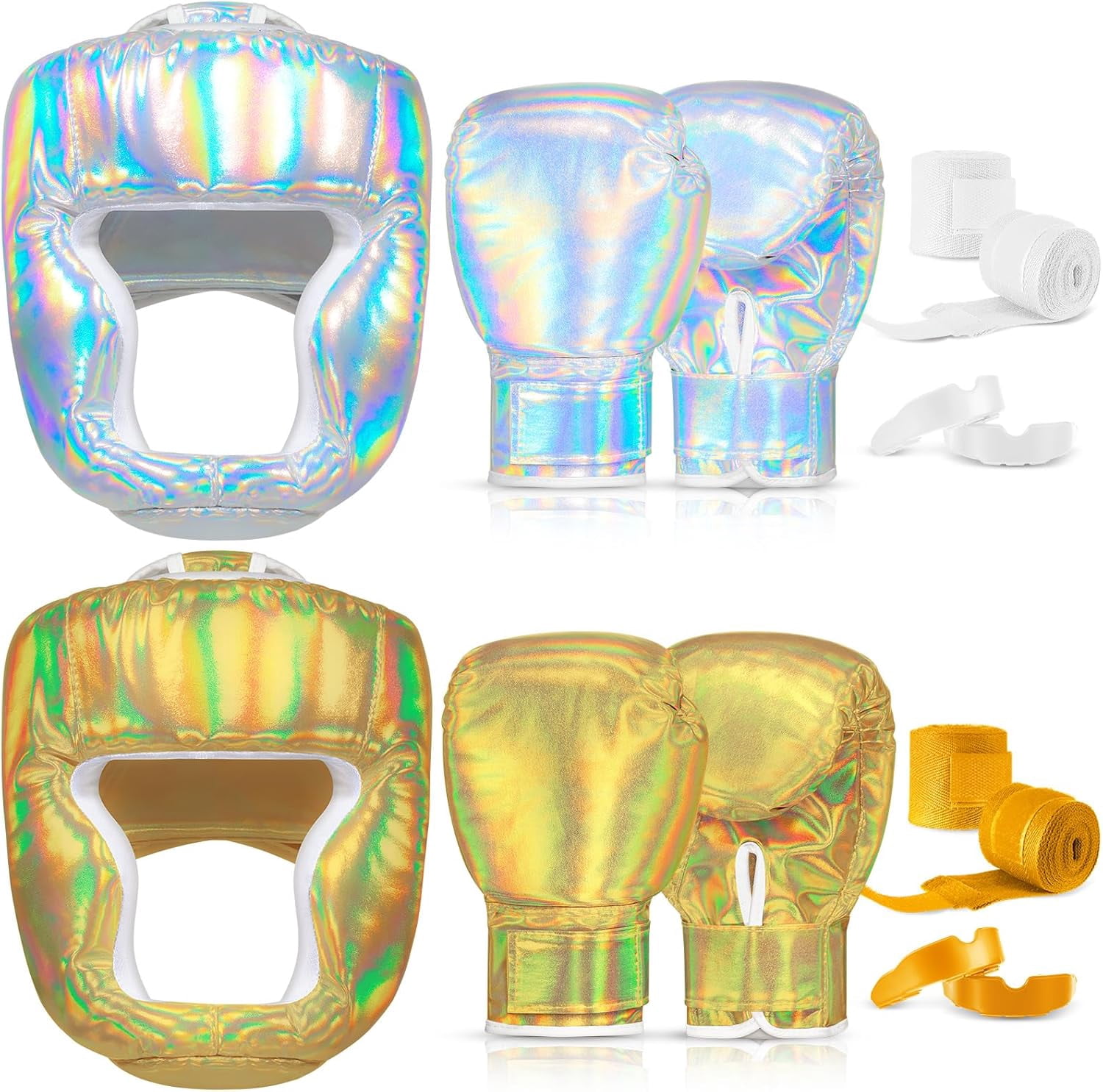 14-piece boxing set includes 2 pairs of 16-ounce (approximately 453.6 ...