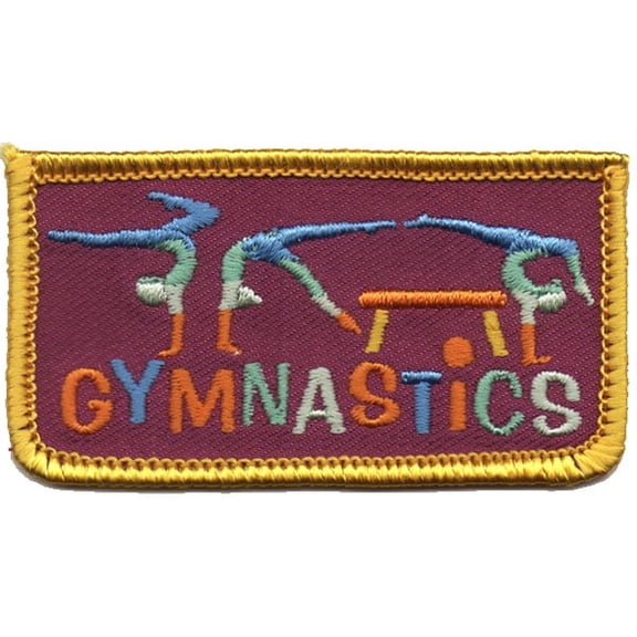 12 pieces 2" Custom Activity Scouts Applique Fun Patches - Gymnastics Patch 5