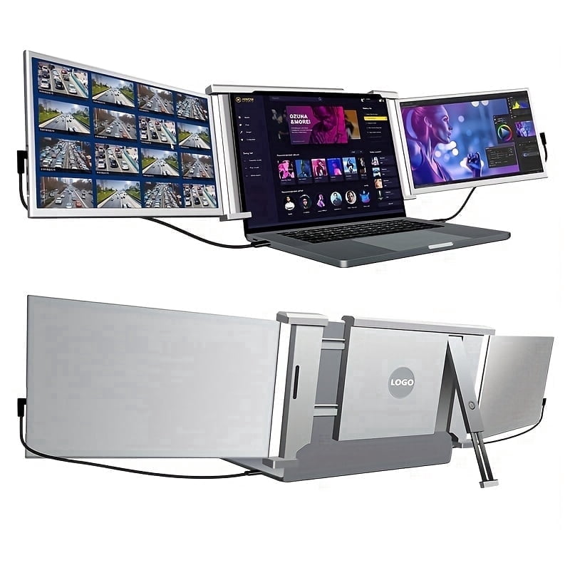 Laptop Screen Extender 16:9, 14'' FHD 1080P IPS Ultra-Thin Dual/Triple ...
