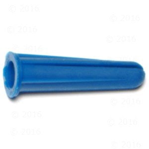 #14 to #16 x 1-1/2" Conical Plastic Anchors WAP-018