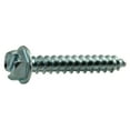 thumbnail image 1 of #14 x 1-1/2" Zinc Plated Steel Slotted Hex Washer Head Sheet Metal Screws SMSHWS-128, 1 of 1