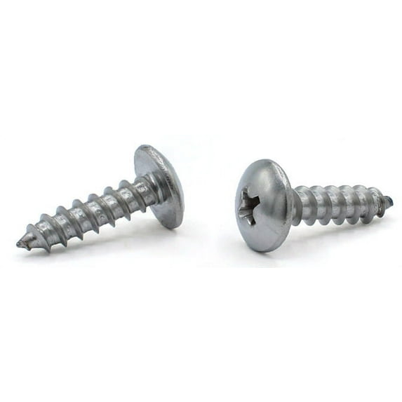 #14 x 1 1/4" Type A Self-Tapping Screws / Phillips / Truss Head / Steel / Zinc - 2000 Piece Carton