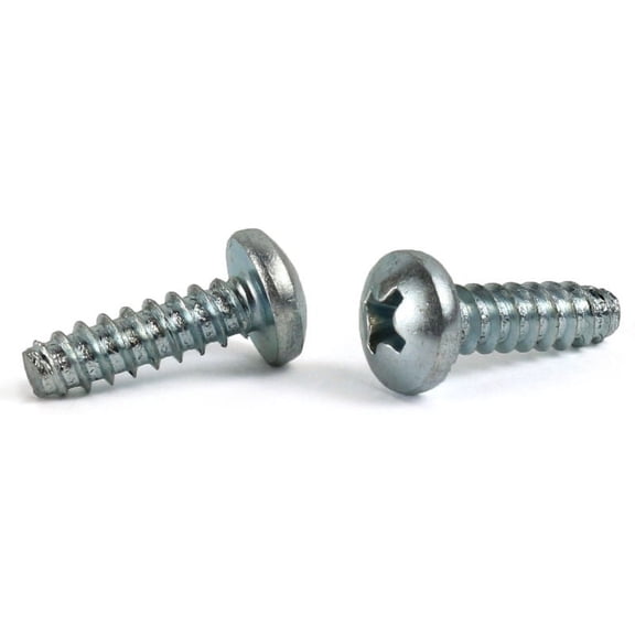 #14 x 1 3/4" Type B Self-Tapping Screws / Phillips / Pan Head / Steel / Zinc - 1250 Piece Carton