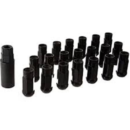 14 x 1.50 Black Monster Lug Nut Caps