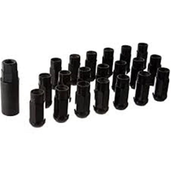 14 x 1.50 Black Monster Lug Nut Caps