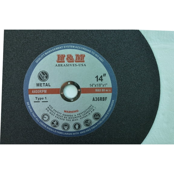 14" x 1/8" x 1" Metal CUT-OFF WHEELS chop saw blades