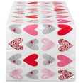 thumbnail image 1 of 14 x 108 in. Hearts Collage Print Table Runner, 1 of 1