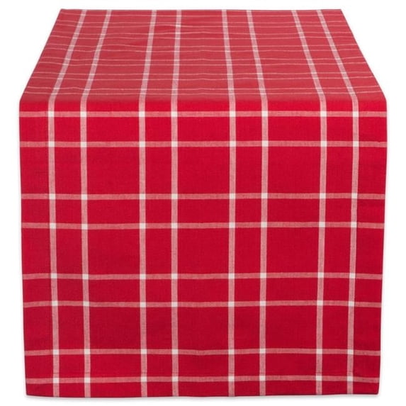 14 x 108 in. Holly Berry Plaid Table Runner
