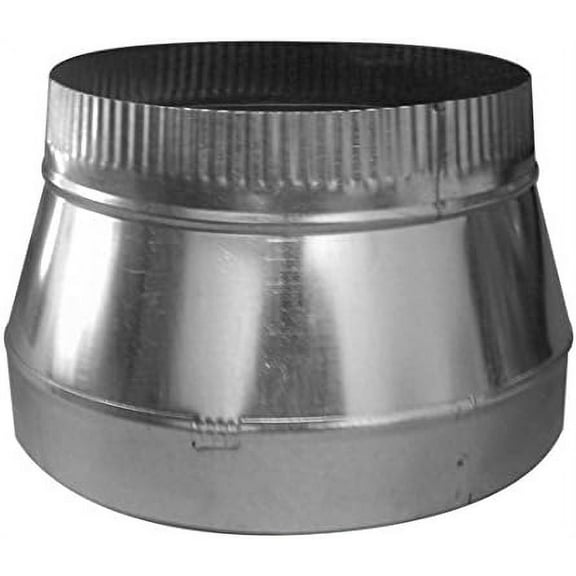 14" x 12" Duct Reducer, Single Wall Galvanized Metal Fitting HVAC