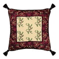 thumbnail image 1 of Holiday Garden Needlepoint Pillow, 14" x 14", 1 of 4