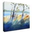 thumbnail image 1 of 14" x 14" Murray River Bank by Craig Trewin Penny - Print on Canvas Fabric White, 1 of 3