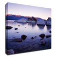 thumbnail image 1 of 14 x 14 Purple Rocks by PhotoINC Studio - Wall Art Print on Canvas Fabric Black, 1 of 3