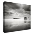 thumbnail image 1 of 14" x 14" The Gathering by Wilco Dragt - Wall Art Print on Canvas Fabric Gray, 1 of 3