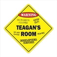 thumbnail image 1 of 14 x 14 in. Crossing Zone Xing Room Sign - Teagans, 1 of 1