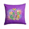 thumbnail image 1 of 14 x 14 in. Unisex Mardi Gras King Fabric Decorative Pillow, 1 of 1