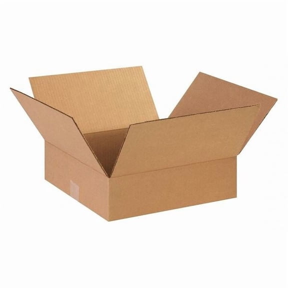 Office Depot Brand Flat Corrugated Boxes 14" x 14" x 3", Bundle of 25